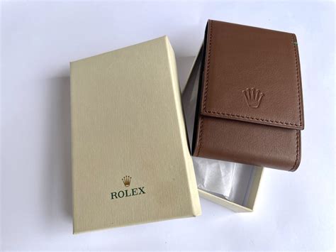 rolex krone box|brown leather rolex watch box.